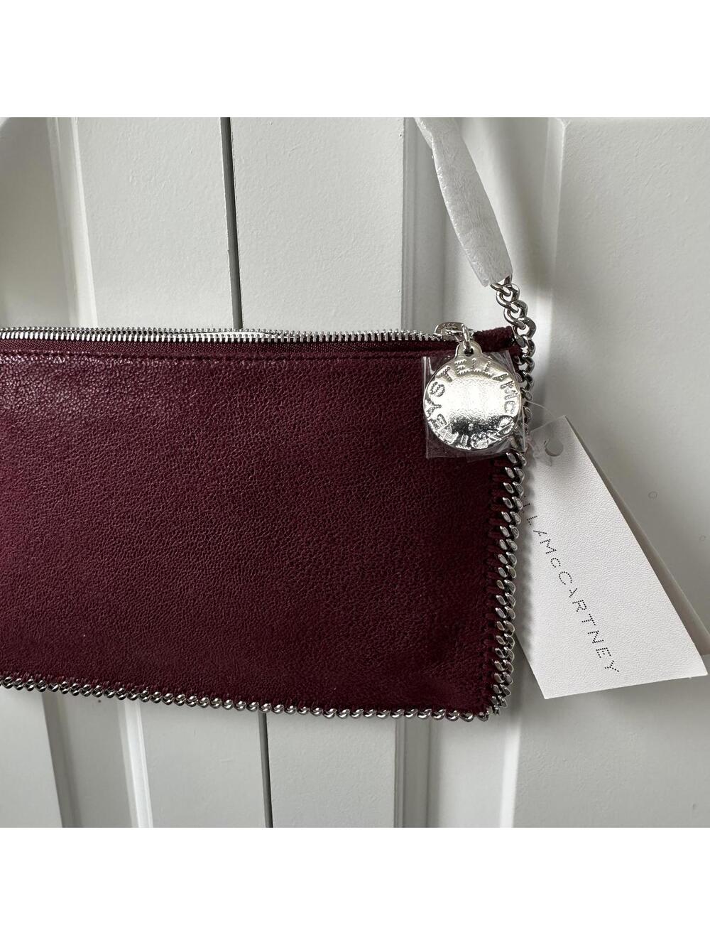 Stella McCartney Falabella Pochette Shoulder Bag Plum NWT - Picture 5 of 9